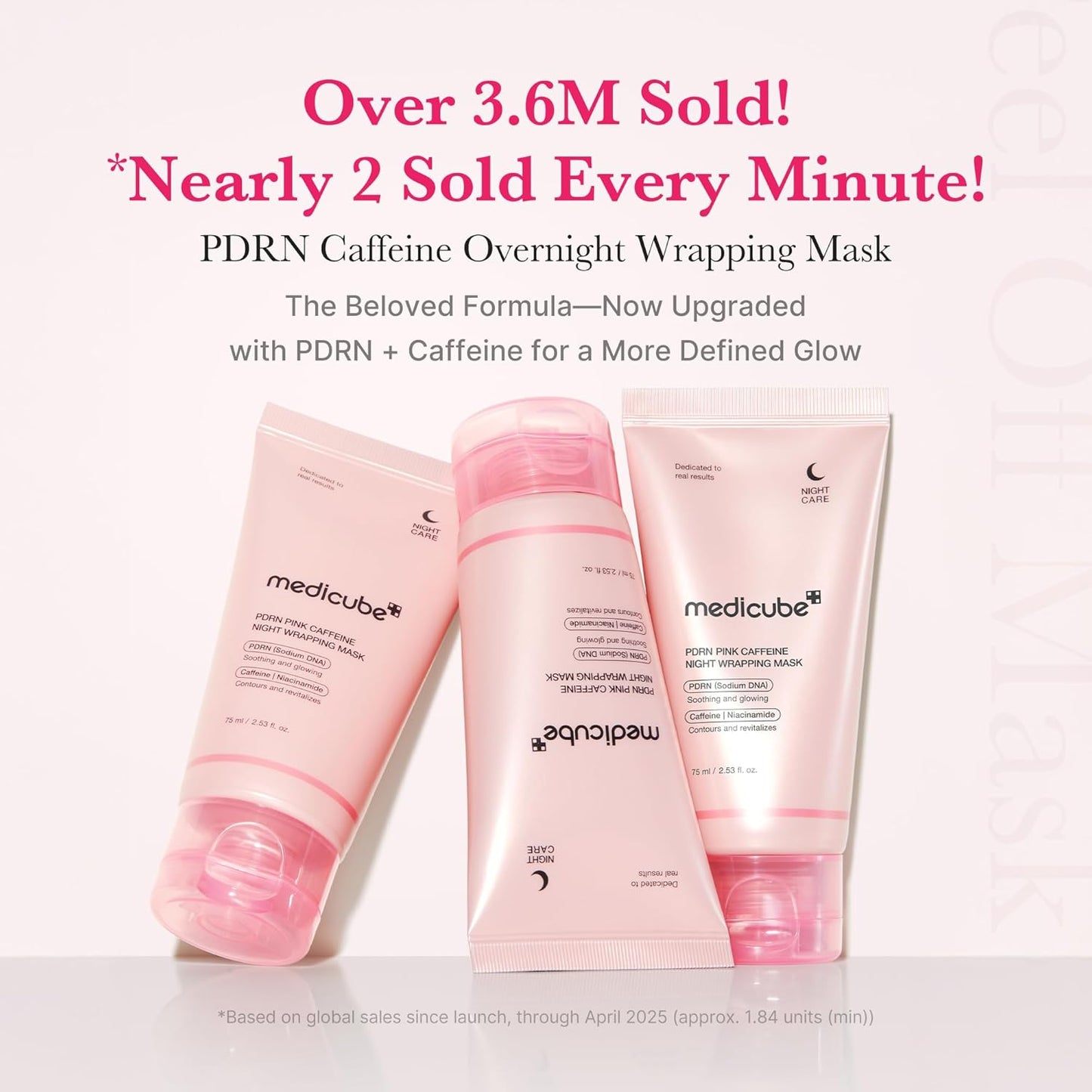 Medicube PDRN Caffeine Overnight Wrapping Peel Off Facial Mask